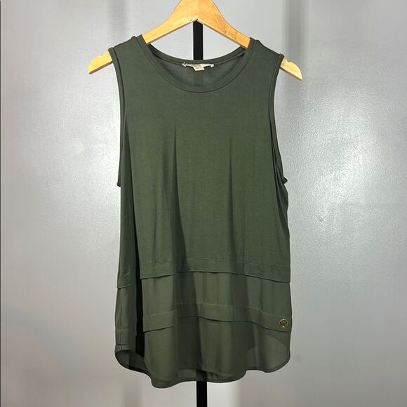 Michael Kors Green Sleeveless Tank Top - Picture 3 of 7